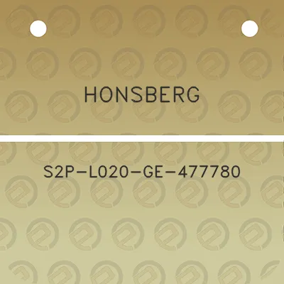 honsberg-s2p-l020-ge-477780