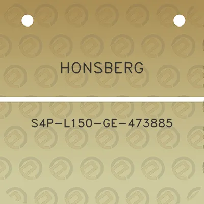 honsberg-s4p-l150-ge-473885