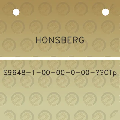 honsberg-s9648-1-00-00-0-00-ctp