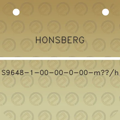 honsberg-s9648-1-00-00-0-00-m3h