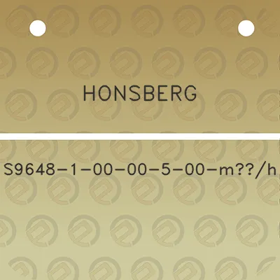 honsberg-s9648-1-00-00-5-00-m3h