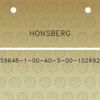 honsberg-s9648-1-00-ao-5-00-102692