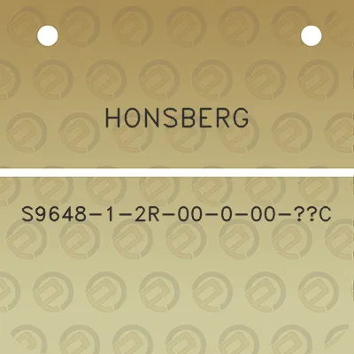 honsberg-s9648-1-2r-00-0-00-c