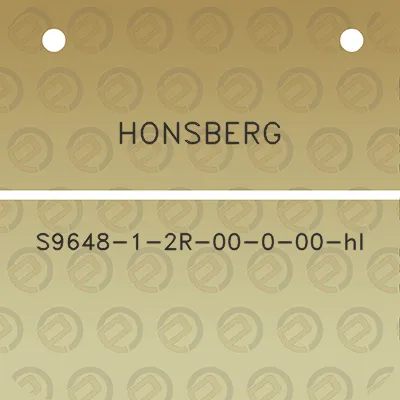 honsberg-s9648-1-2r-00-0-00-hl