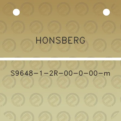 honsberg-s9648-1-2r-00-0-00-m