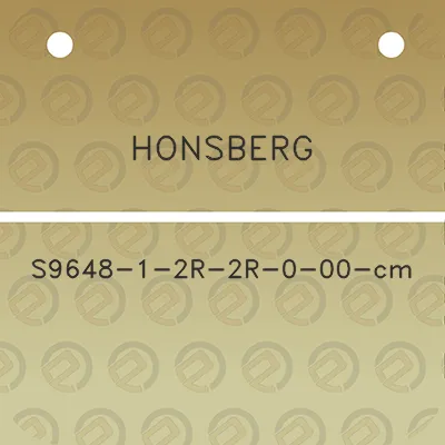 honsberg-s9648-1-2r-2r-0-00-cm