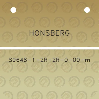 honsberg-s9648-1-2r-2r-0-00-m