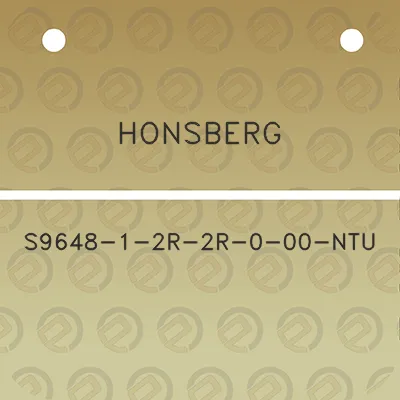 honsberg-s9648-1-2r-2r-0-00-ntu