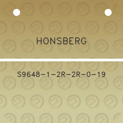 honsberg-s9648-1-2r-2r-0-19