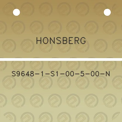 honsberg-s9648-1-s1-00-5-00-n