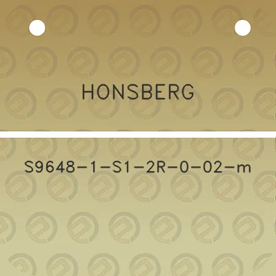 honsberg-s9648-1-s1-2r-0-02-m