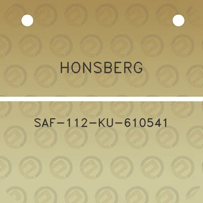 honsberg-saf-112-ku-610541