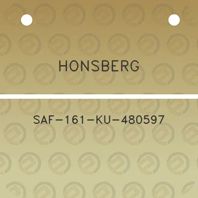 honsberg-saf-161-ku-480597