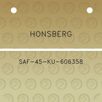 honsberg-saf-45-ku-606358