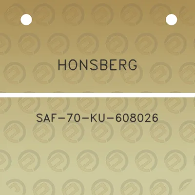 honsberg-saf-70-ku-608026