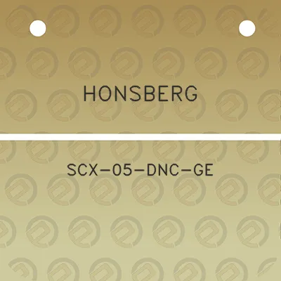 honsberg-scx-05-dnc-ge