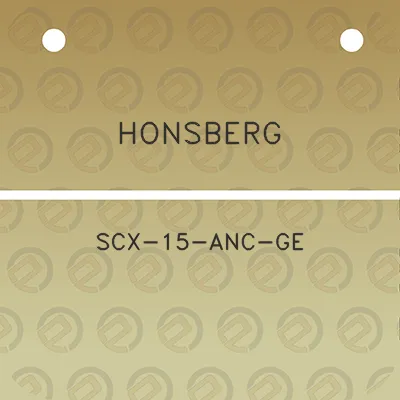 honsberg-scx-15-anc-ge