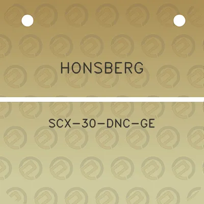 honsberg-scx-30-dnc-ge