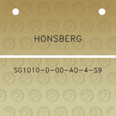 honsberg-sg1010-0-00-ao-4-s9