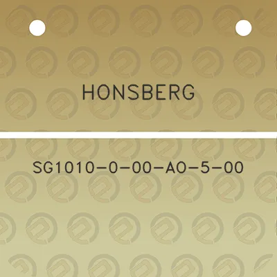 honsberg-sg1010-0-00-ao-5-00