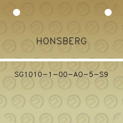 honsberg-sg1010-1-00-ao-5-s9