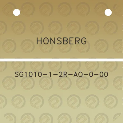 honsberg-sg1010-1-2r-ao-0-00