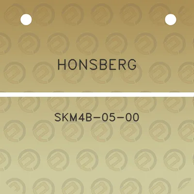 honsberg-skm4b-05-00