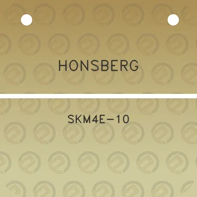 honsberg-skm4e-10