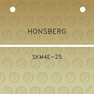 honsberg-skm4e-25