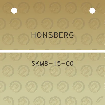 honsberg-skm8-15-00