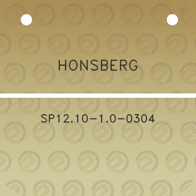 honsberg-sp1210-10-0304