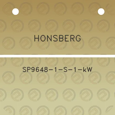 honsberg-sp9648-1-s-1-kw