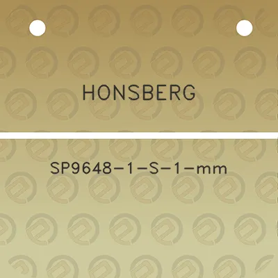 honsberg-sp9648-1-s-1-mm