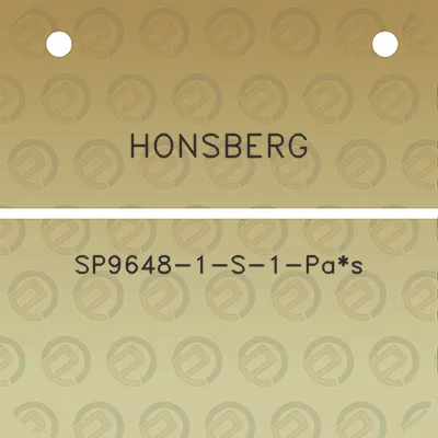 honsberg-sp9648-1-s-1-pas