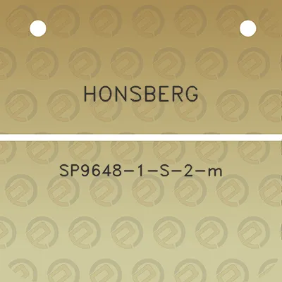 honsberg-sp9648-1-s-2-m