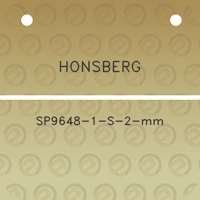 honsberg-sp9648-1-s-2-mm