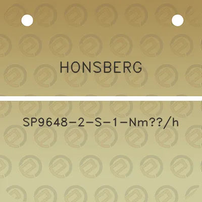 honsberg-sp9648-2-s-1-nm3h