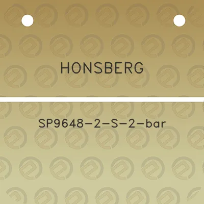 honsberg-sp9648-2-s-2-bar