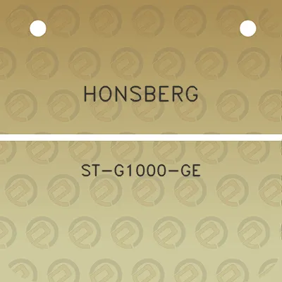 honsberg-st-g1000-ge