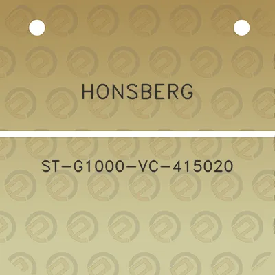 honsberg-st-g1000-vc-415020