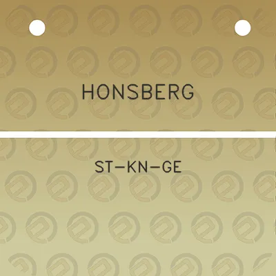 honsberg-st-kn-ge