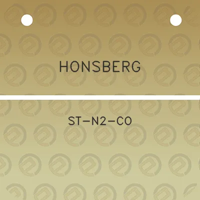 honsberg-st-n2-co