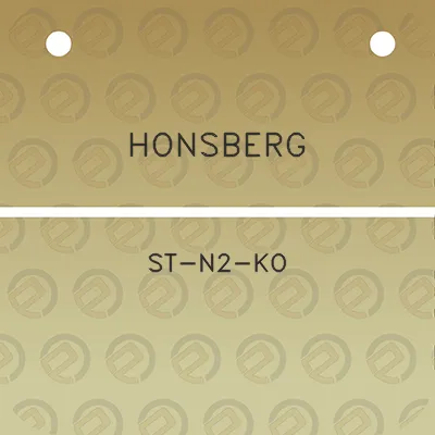 honsberg-st-n2-ko