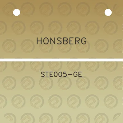 honsberg-ste005-ge