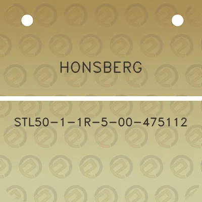 honsberg-stl50-1-1r-5-00-475112