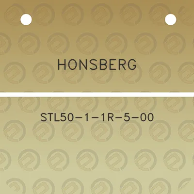 honsberg-stl50-1-1r-5-00