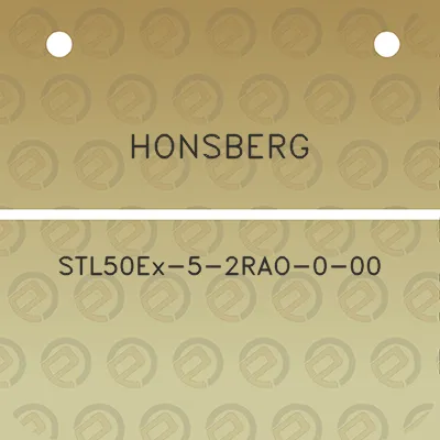 honsberg-stl50ex-5-2rao-0-00