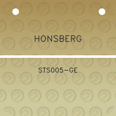 honsberg-sts005-ge