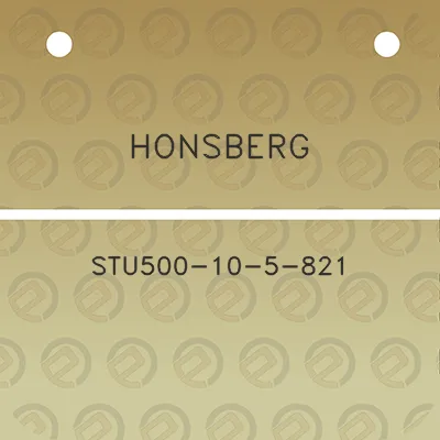 honsberg-stu500-10-5-821