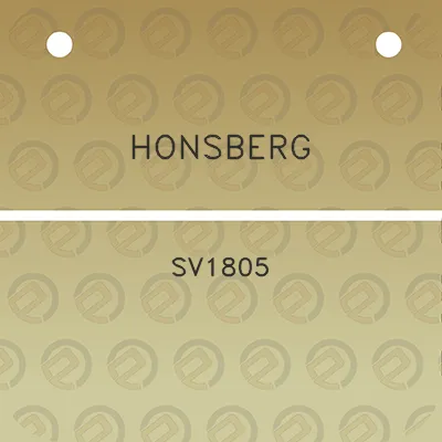 honsberg-sv1805